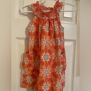 Tea Collection South Africa Floral Smock Neck Dress